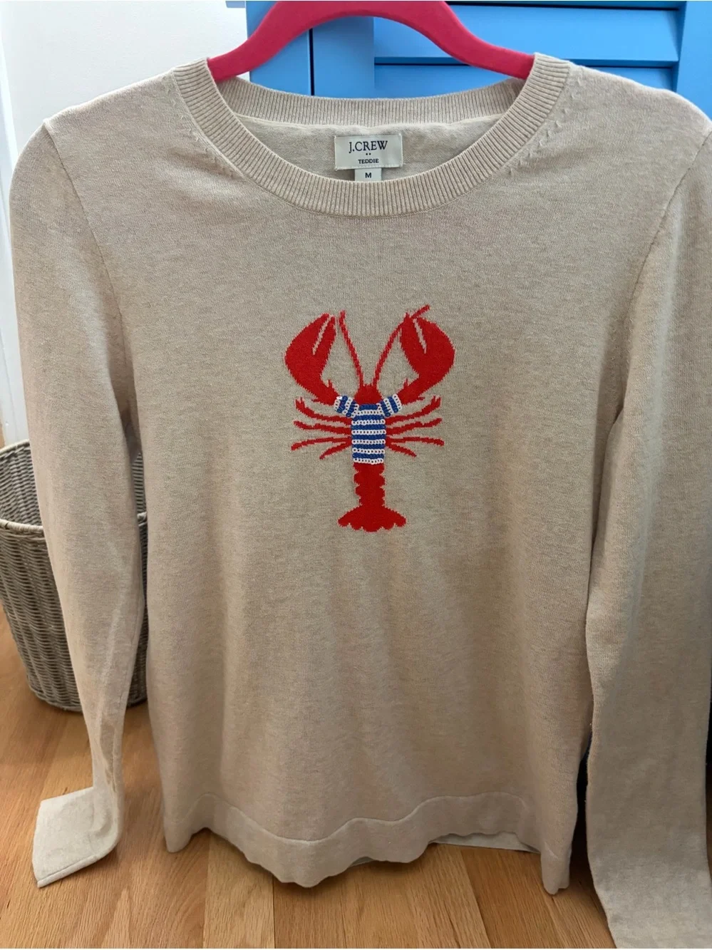 Fun J. Crew Lobster Sweater-Medium